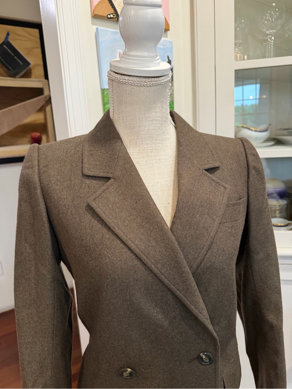 Yves Saint Laurent Double-Breasted Jacket - Picture 7 of 10